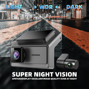 Góc rộng 140 ° + 110 ° + 120 ° Dash máy ảnh 2K + 1080P + 1080P 3 Ống kính đa Xe DVR Recorder xe máy ảnh hộp đen với ACC cung cấp điện - Product Image 5