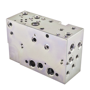 Резьбовой патрон, блок коллектора клапана, углеродистая сталь, черный Фосфатированный 420 бар, ISO 5781, гидравлические детали коллектора CNC - Product Image 4