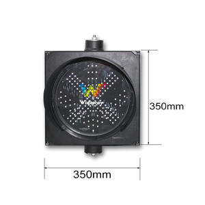 Indicateur de voie Parking 300mm 2 en 1 flèche verte croix rouge flèche feu de signalisation à vendre - Product Image 4