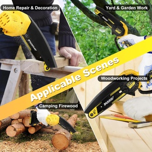 Mini Motosierra Inalámbrica MARS de <span class=keywords><strong>6</strong></span> Pulgadas, Herramienta de Jardín para Cortar Árboles, Funciona con Batería, Regalo de Navidad para Hombres - Product Image 3