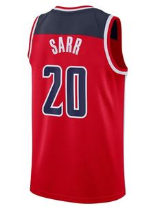 2024-25 kaos basket kualitas tinggi Washington baru kaos Jersey kustom bordir Logo dijahit dengan Logo - Product Image 3