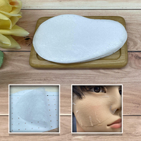 Masque pour les yeux en papier non tissé super absorbant, jetable, doux au toucher, anti-graisse, 100 mailles, pour salon de beauté et spa, soin des yeux