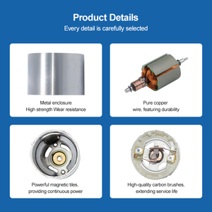 Cepillo de <span class=keywords><strong>Motor</strong></span> de desaceleración de vehículo inteligente en miniatura de 12V y 24V, reductor de engranajes de CC Micro de baja velocidad para vehículo, 1 unidad - Product Image 5