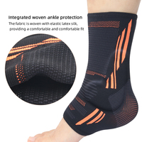 Attelle de cheville à compression en silicone, manchon de soutien pour soulager la douleur de la fasciite plantaire et de la tendinite d'Achille