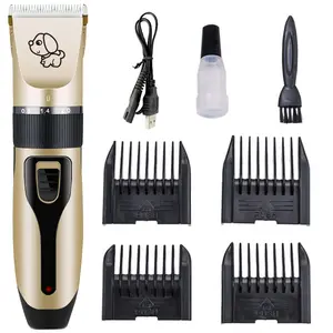 Low Noise Pet Hair Trimmer Stainless Steel Electric Pet Shaver Hair Shaver for Cat Dog