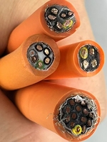 Cable Industrial Yilan de Alta Flexibilidad con Aislamiento XLPE y Cubierta Protectora para Servoencoders de Brazos Robóticos, 2-10 Hilos, 0.3-1.5mm