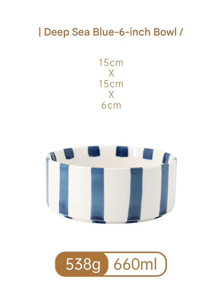 Cuenco de 6 pulgadas azul