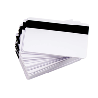 Kartu PVC CR80 kualitas tinggi 300 Oe LoCo strip magnetik kartu plastik kosong NFC RFID Tag Mini 1K T5577 EM4305 untuk pembayaran