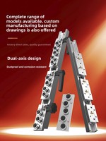 Bloc CNC avec guide linéaire double axe intégré SGR10 15N 20 25 35 avec curseur de verrouillage SGB et chariot à rouleaux en acier