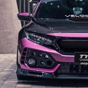 ชุดแต่งรอบคัน รุ่น Typer ประกอบด้วย สปอยเลอร์หน้า ลิ้นหน้า ไฟตัดหมอกหน้า สเกิร์ตข้าง ครอบโครง ท่อไอเสียสามปลาย สำหรับรถยนต์ฮอนด้า ซีวิค เจน 10 - Product Image 3