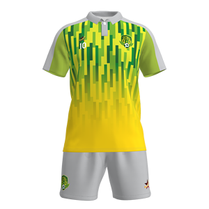 Laatste ontwerp snel drogende korte mouw poloshirt met geprint patroon, aangepaste logo sublimatie poloshirt voetbaltenues uniform - Product Image 2