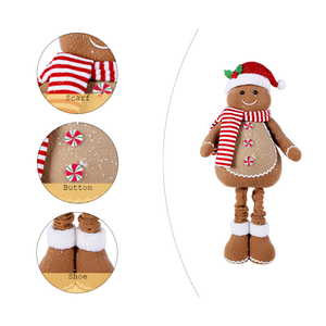 76cm High End Version Kitchen <b>Gingerbread</b> <b>Man</b> Ornament Christmas Red Festive Recycling Adjustable Height Biscuit Figure Figure - Product Image 3