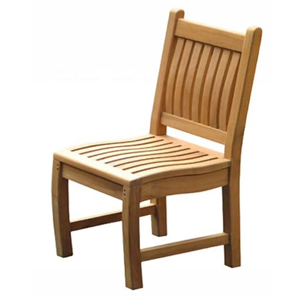 Wholesale Luxury Teak Kintamani Dining Chairs Modern Rustic Design for Beach Park or Garden Patio Furniture from Indonesia