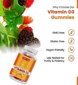 Gomitas de vitamina D OEM ODM Premium, gomitas de vitamina D3 potentes, ayuda a fortalecer las articulaciones de los huesos - Product Image 5