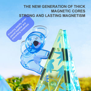 Mideer Blocs de construction magnétiques colorés pour enfants, puzzle magnétique, tuiles magnétiques pour enfants, pastel - Product Image 6