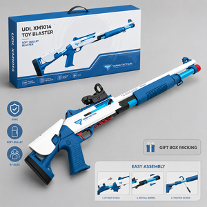 NOUVEAU <span class=keywords><strong>Pistolet</strong></span> à <span class=keywords><strong>eau</strong></span> modèle 1014, manuel, à accumulation de puissance, grande capacité, longue portée, avec fonction lance-balles, jouet pour garçon - Product Image 4