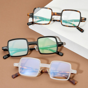 Montura cuadrada de acetato YTSBL19193 para mujer, venta al por mayor, Marcos ópticos <span class=keywords><strong>retro</strong></span> de calle europea y americana, 2022 - Product Image 4