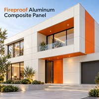 Panneau composite en aluminium ignifuge 4 mm, revêtement PVDF noir, panneau ACM pour revêtement mural extérieur