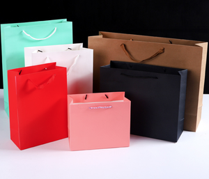 Tùy chỉnh chất lượng cao giấy nghệ thuật bền sang trọng Túi giấy lớn với băng tái chế và in kỹ thuật số - Product Image 4