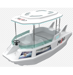 Nuovo Modello 2025 Barca Elettrica Acquatica a Pedali per 4-5 Persone, Stile Astronave in Plastica LLDPE - Product Image 6