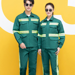 Abiti di sicurezza riflettenti alta Vis abiti da lavoro uniforme abbigliamento da lavoro industriale tuta per lavoro notturno - Product Image 5