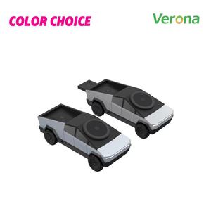 <span class=keywords><strong>Chargeur</strong></span> <span class=keywords><strong>sans</strong></span> <span class=keywords><strong>fil</strong></span> 3-en-1 Verona Cybertruck Style pour téléphone et montre, station de charge rapide ABS 10W - Product Image 2