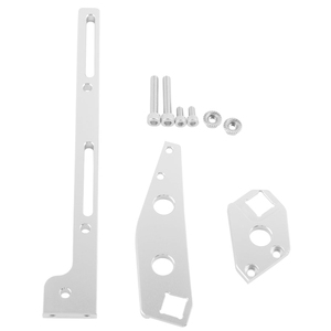 LS1 Adjustable <b>Throttle</b> <b>Cable</b> Bracket Silver Aluminum Fit for 244mm Sheet Metal Intake Manifold Engine Parts TBP006-SL - Product Image 1