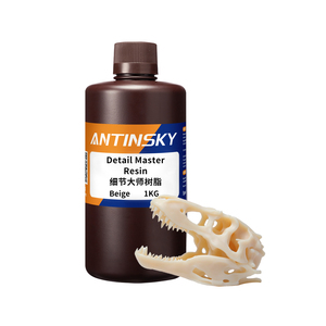 [Envío Gratuito en EE. UU.] Resina Antinsky Detail Master para Impresora 3D DLP LCD 405nm 1kg Alta Precisión Baja Contracción Hecho en China - Product Image 1