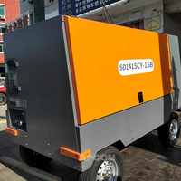 Compresseur d'air à vis pour moteur diesel, 15 bars, 550 cfm, 530 500 cfm