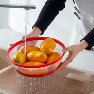 Oven Heat Shield <b>Microwave</b> Splatter Guard Plastic Collapsible Plate Dish Splash Lid <b>Food</b> <b>Cover</b> Splatter Shield for Cooking Tool - Product Image 5