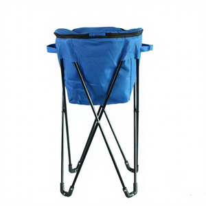 Sac isotherme pliable et autoportant personnalisé <span class=keywords><strong>pour</strong></span> pique-nique, camping, plage, barbecue, jardin, avec support <span class=keywords><strong>pour</strong></span> glaçons - Product Image 2