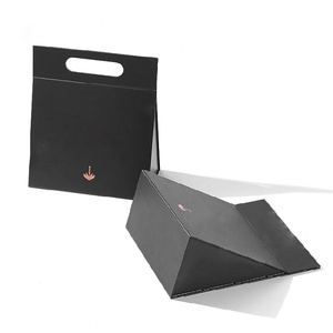 Triangle Luxury Cosmetics Último diseño con logotipo impreso personalizado Superficie Tratamiento de estampado en caliente Caja de embalaje de cartón portátil - Product Image 6