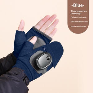 Gants chauffants électriques, 3 niveaux de contrôle de la température, rechargeables, chauffe-mains anti-gel pour l'hiver, pour une utilisation intérieure et extérieure - Product Image 5