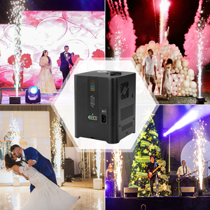 2026 Special Celebration Battery Mini Fireworks Machine 350W Spray 3 Meters Cold Spark Fountain Machine for Party Wedding Events