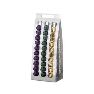 Customized Coffee Pod Holder Stand Capsule Storage Organizer Coffee Capsule Holder for Nespresso OriginalLine