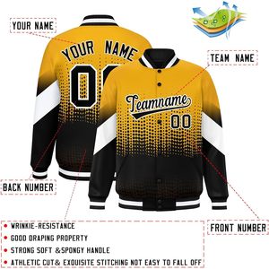 Chaqueta Universitaria Personalizada con Botones, Chaqueta de Béisbol con Letras, Nombre y Número Personalizados, Unisex, para Adultos, Otoño, Informal, Transpirable, de Poliuretano - Product Image 2