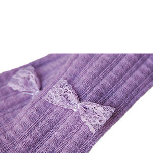Collants pour enfants violets avec nœud, collants pour enfants, coton d'hiver, collants pour bébé - Product Image 4