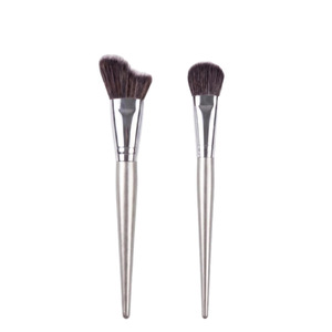 Brocha de contorno ondulada de 35 mm con fibras sintéticas, brocha plana para sombra de nariz, mejillas, mandíbula y difuminado de maquillaje. - Product Image 2