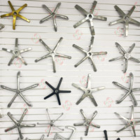 Pièces de chaise de salon Shenghui, base de chaise de bureau ou de tabouret en plastique, base de chaise à cinq branches en nylon pour salon de coiffure