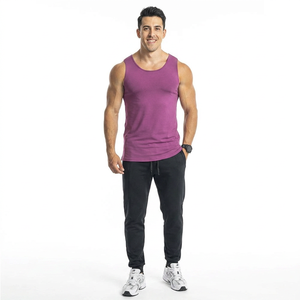 Débardeur sans manches pour homme, logo personnalisé, décontracté, séchage rapide, léger, respirant, pour le fitness, service OME - Product Image 1