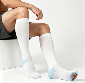 Calze antiembolia elastiche a compressione bassa di alta qualità da 15-21mmHg calze per riabilitazione a letto - Product Image 1