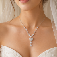 Collier en moissanite taille cœur 3.0 carats, argent sterling S925, couleur D, VVS, bijoux fins pour mariage, anniversaire, cadeau pour femme