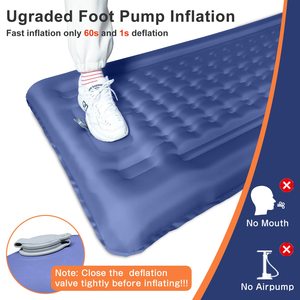 Tappetino da 13cm di spessore con cuscino airbag nuova pressa <span class=keywords><strong>a</strong></span> mano materasso da campeggio ultraleggero esterno per tenda da trekking - Product Image 4