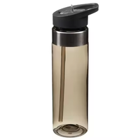 Gobelet isotherme classique en acrylique à double paroi de 16 oz avec paille, revêtement anti-corrosion, compatible eau bouillante, isolation thermique, pour adulte