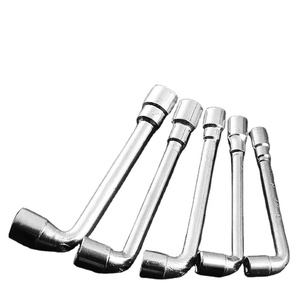 Clé à douille en L de 8 à 19 mm, outils de quincaillerie, clé à douille hexagonale industrielle, clé à douille double extrémité, outil de réparation de machines, clé hexagonale - Product Image 1