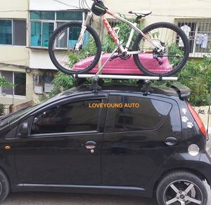 Porte-vélo en alliage d'aluminium, support universel repliable, pour toit de voiture, suv, berline, <span class=keywords><strong>caravane</strong></span>, 1 bicyclette - Product Image 5