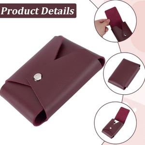 Single Deck PU Leather <b>Playing</b> <b>Card</b> Holder Protector Durable Poker Case Multipurpose Wallet Coin Pouch for Board Games - Product Image 3
