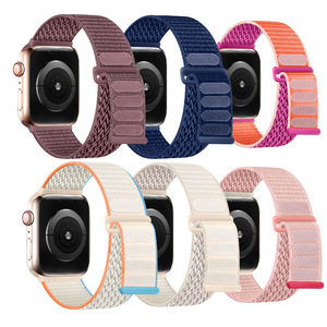 Correas Deportivas de Nailon Elásticas y Duraderas Personalizadas Win-Win para <span class=keywords><strong>Apple</strong></span> <span class=keywords><strong>Watch</strong></span> <span class=keywords><strong>SE</strong></span> 40mm, Diseño de Fútbol para Hombre - Product Image 1