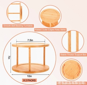 Suministro directo de fábrica, estante de almacenamiento de pie de 2 niveles personalizado, soporte multifunción para frutas y verduras para el hogar para la cocina - Product Image 5