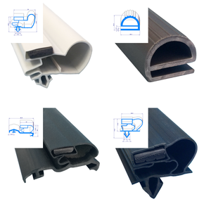 แถบยางพีวีซีสำหรับประตูตู้แช่เย็น ซีลประตูแบบรีดขึ้นรูป - Product Image 4